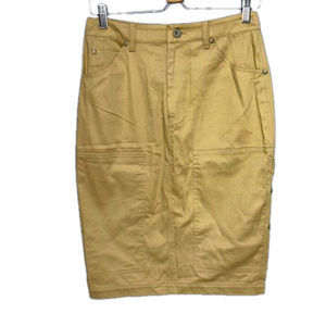 Ruffian Khaki Cargo Pencil Skirt